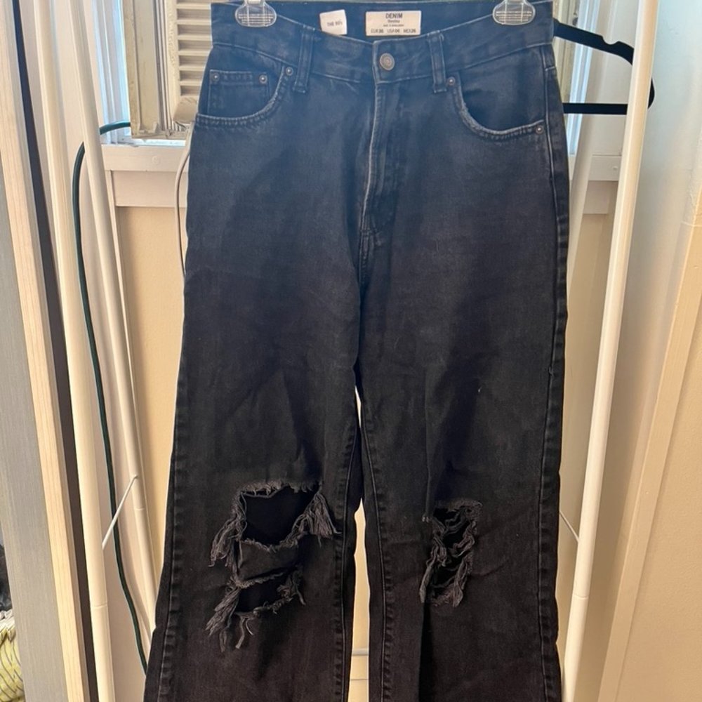 Berska Black Denim Jeans